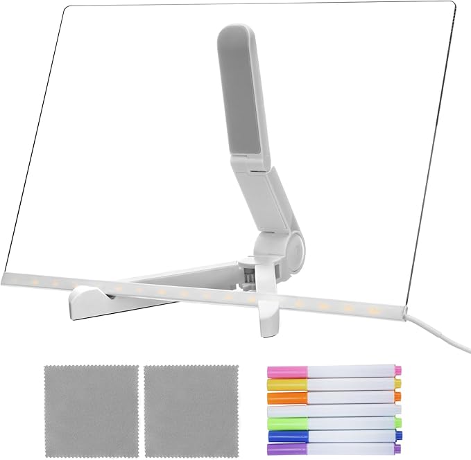 Magic LED-drawing board (extra including 7 pens)